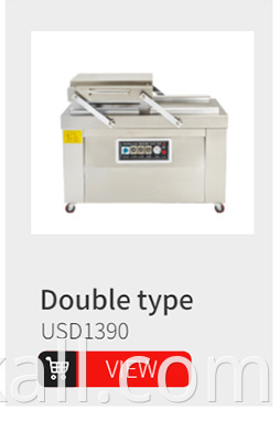 เครื่องซีลสูญญากาศในห้องคู่ราคาถูก Vaccum Sealer อิฐช้างสองห้องอาหารเครื่องดูดฝุ่น